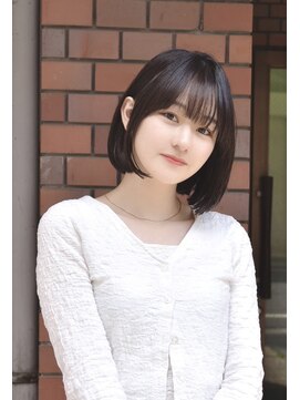 ウィローズ(WILLOW'S) 大人可愛い20代30代40代黒髪前下がりボブ丸みショート◎