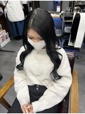 #黒髪ロング#エクステ#プルエクステ