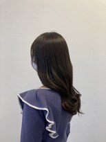 ヘアープロデュース ラピセット 松山(Lapset)&nbsp;20代30代40代ストレートアッシュベージュ髪質改善艶感カラー