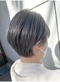 ハンサムショート/アイスグレーカラー