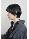 20代30代40代イメチェン似合わせカット黒髪マッシュショート