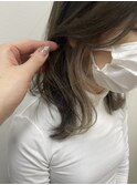 【竹嶋STYLE】髪質改善×ミルクティーベージュイヤリングカラー