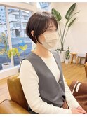 ミニショート。ナチュラルブラウン。