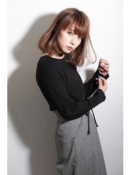 アディクト イースト 東陽町東口(addict EAST) 王道モテ髪ミディアムレイヤー＿ベージュ＿ミディアム［東陽町］