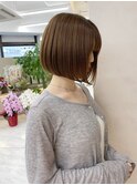 ショート/前髪/レイヤーカット/グレーベージュ/髪質改善[池袋]