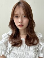 バイオレットジェム(Violet`jem)&nbsp;ロングレイヤーくびれヘア顔周りカットゆるふわロング