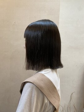 ココカラヘアー ニコ(cococara hair nico) 髪質改善/縮毛矯正/ストレート/切りっぱなしボブ/韓国風/艶感