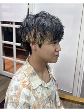 オムファミーユラグ(homme, famille raugh) 重め無造作マッシュ