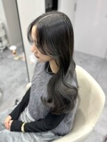 リル(lilu) オリーブグレージュ×レイヤーカット
