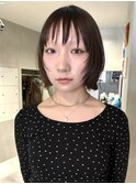 フレンチカジュアル大人美人小顔ボブウルフレイヤーミニウルフ