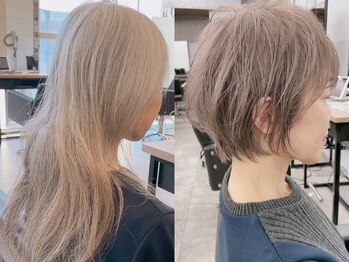 リブランド 銀座(REBRAND)の写真/【上品な白髪染め】お客様一人一人の理想のスタイルや好みに合わせ、色味やデザインをご提案いたします♪