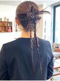 ちょっぴり個性的なカチモリヘア！