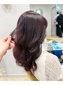 【関日葉里】上品なカシスピンクカラー