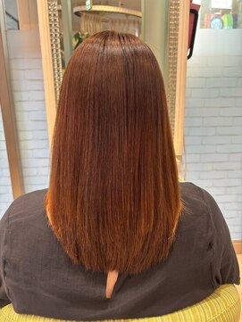 ビス ヘア アンド ビューティー 西新井店(Vis Hair＆Beauty) 大人可愛い小顔こなれカールチョコレートカラーブリーチなし