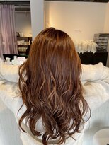 ギネス(Giness)&nbsp;デジタルパーマナチュラルグロウウェーブ×ミルクティーハイライ