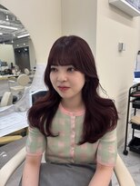 シェノン サントル(CHAINON CENTRE)&nbsp;くびれヘア/暗めカラー/デザインカラー/フェイスフレーミング