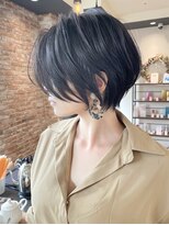 バンプ ギンザ(BUMP GINZA)&nbsp;30代40代50代大人ショート髪型丸顔前髪なし似合わせ【安野】