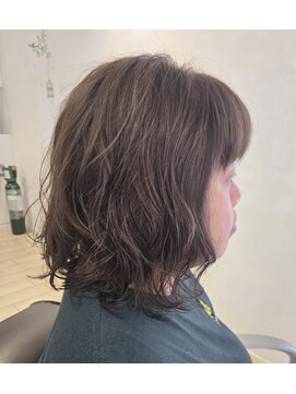 美容室ぱふ 土浦店 ミディアムボブ