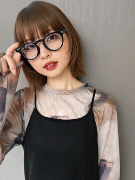 シーン(SCENE) [天神今泉/クラゲヘアー/小顔に見せるヘア/ココアベージュ]