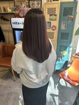 ボルタノット(volta∞knot) ロングレイヤーピンクブラウン