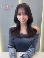 ロンド ブランシュ 錦糸町北口(Lond blanche)&nbsp;ミディアムレイヤーカット/ヘイリー/小顔/黒髪/髪質改善