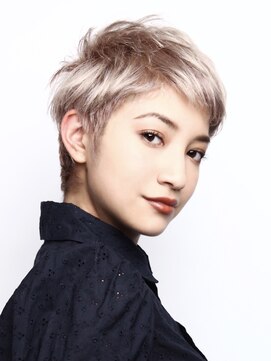 ピークアブー 原宿ハラカド(PEEK-A-BOO) 外国人風ハイトーンベリーショート/PEEKABOO