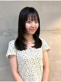 ミディアム×顔まわりレイヤー/大須/髪質改善レイヤーカット