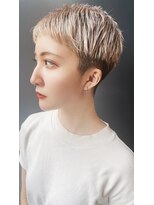 ミモザワークス(Mimosa Works) ミヤザキスタイル 20代30代40代 黒髪刈り上げハンサ ムショート