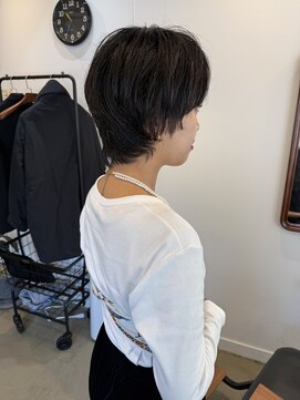 エヌヨンブンノイチ 茅ヶ崎(n1/4) 20代30代前髪ありショートマッシュショート丸みショートレイヤー