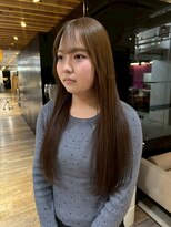 アッド バイ ケーツー(add by K-two) 透明感カラー/ブラウンベージュ/ストレートロング