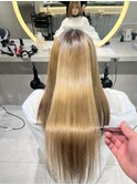 イメチェンヘアスタイル/ブリーチ縮毛矯正/縮毛矯正/髪質改善