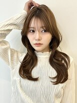 シーク 八王子(CHIC)&nbsp;シースルー2way前髪×韓国顔周りカット 【八王子】