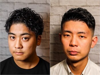 グレイスフルバーバー 新宿野村ビル店の写真/ご自宅でもサロンの仕上がりのようにセットできる再現性の高いカット！毎朝のスタイリングも時短に◎