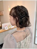 ボブでも可愛く◎hair arrange【向】【Ato.明石】