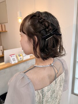 アト(Ato.) ボブでも可愛く◎hair arrange【向】【Ato.明石】