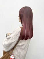 鏡と星 高田馬場 REDと顔周りだけレイヤーで、後ろはぷつっと。