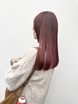 鏡と星 高田馬場 REDと顔周りだけレイヤーで、後ろはぷつっと。