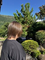 エン(en)&nbsp;ツーセクションウルフ×オリーブベージュ