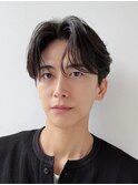 ビジネスセンターパート刈り上げなしニュアンスパーマ