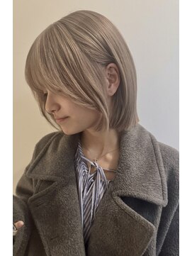 モト 船橋(moto) キャラメルベージュ×エフォートレスフレンチボブ【京成船橋】