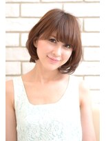 ロエナ(ROENA) クラシカルデジタルパーマバレイヤージュロブ