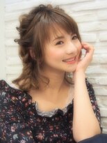 編み込みアレンジ