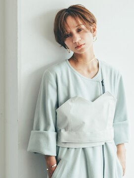 フィルムス 新宿(FILMS) 暗めカラー/レイヤーカット/くすみベージュ/ボブ/新宿