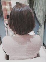 ヘアアンドネイルイミュン(Hair&Nail immune)&nbsp;大人カジュアルボブ　30代40代50代　藤沢　カラーで髪質改善