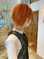 ナルヘアー 越谷(Nalu hair) 大人かわいい/オレンジカラー