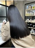 美髪矯正　髪質改善　前髪矯正