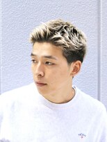 ガズル ハラジュク(GUZZLE HARAJUKU)&nbsp;ハイトーンフェードスパイキーショートメンズ流行クロップ