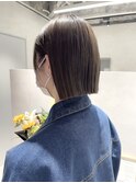 切りっぱなしボブ