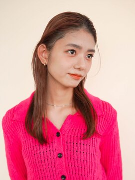 ジュール 大分(Joule) ミディアムヘア/斜めバング/グレージュカラー/大分駅