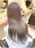 ミルクティーベージュカラーハイトーンカラーケアブリーチカラー